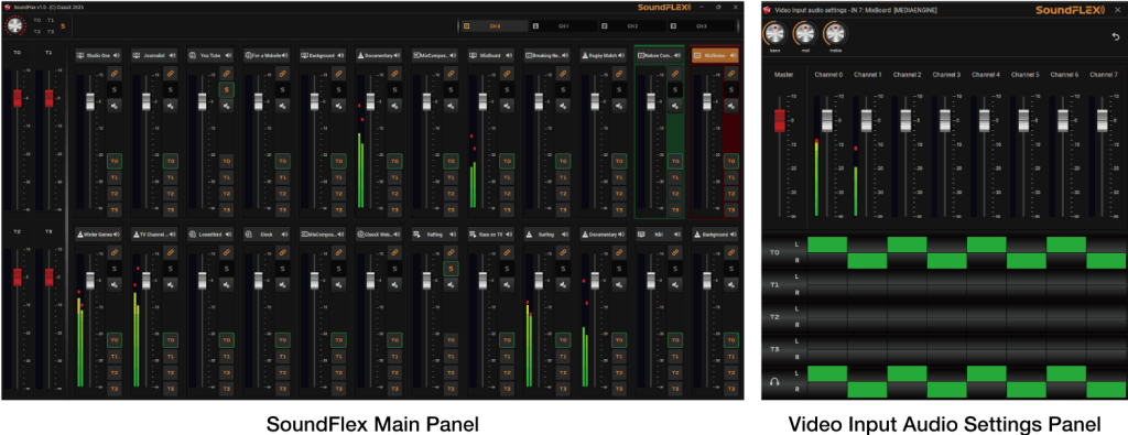 MixBoard Audio GUI