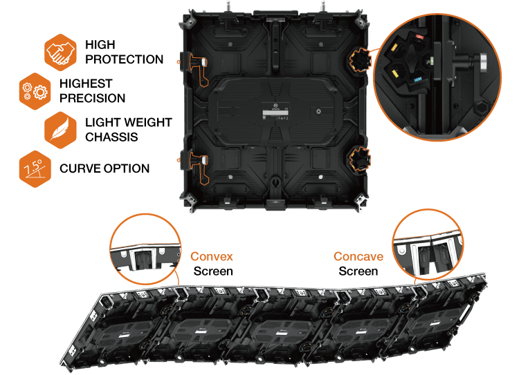 LATERAL FAST LOCK CURVED