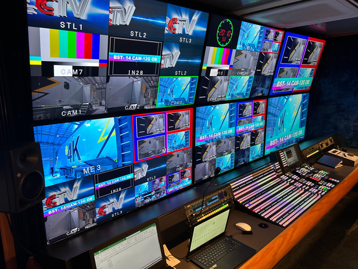 FOR-A 12G truck for Production Crew 