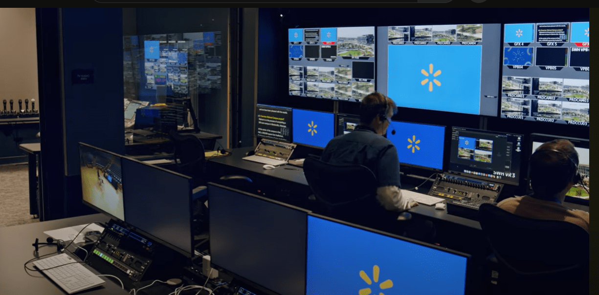 Walmart wmtv control room