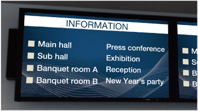 CG-Portable information display