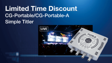 Limited Time Discount for CG-Portable/Portable-A simple titler