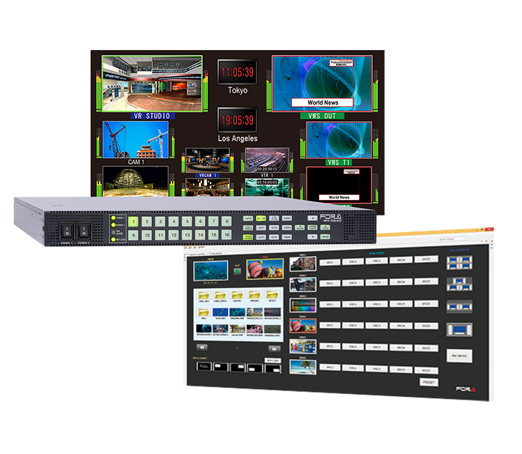 FOR-A MV-3240 multiviewer GearLink integrated control software