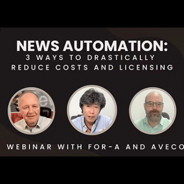 News Automation: FOR-A Aveco webinar