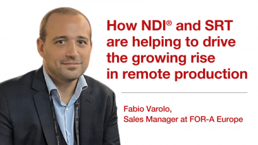 NDI and SRT in remote production