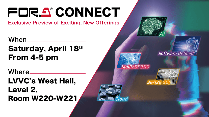 FOR-A CONNECT 2026 registration