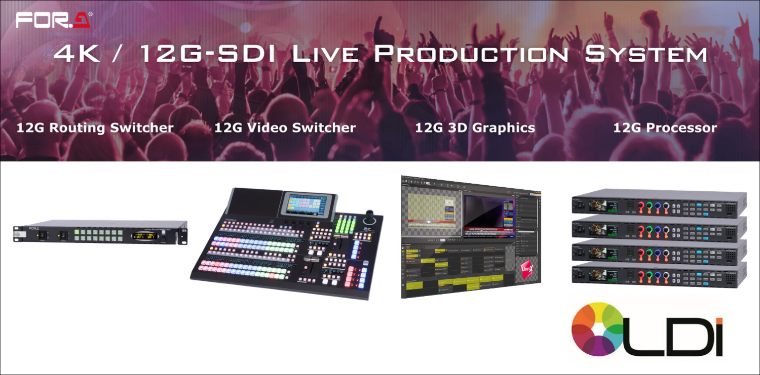 FOR-A 12G-SDI Live Production System