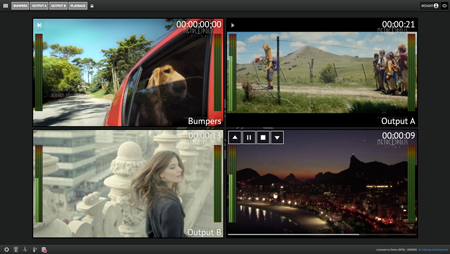 Insight Video Server 4-out wall view
