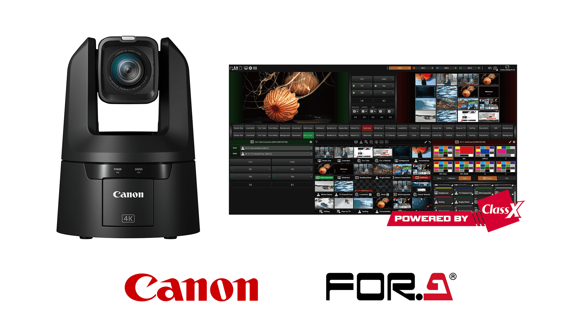 FOR-A and Canon team up for a unified approach to PTZ production